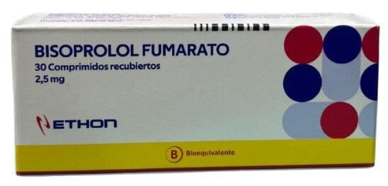Bisoprolol 2,5 mg x 30 comp recubiertos Farmex-Pluxee-Persistente